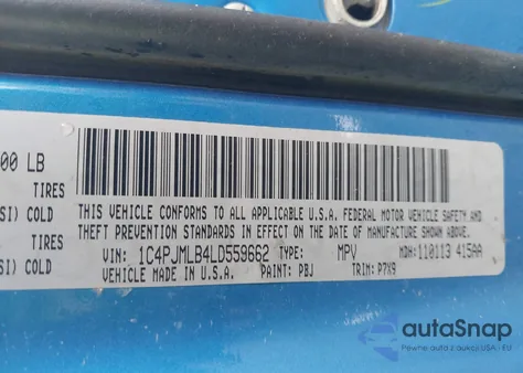 2020 Jeep Cherokee Altitude 4X4 from USA, damaged, VIN 1C4PJMLB4LD559662
